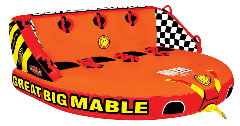 Sportsstuff Great Big Mable Quadruple Rider Inflatable Towable Tube